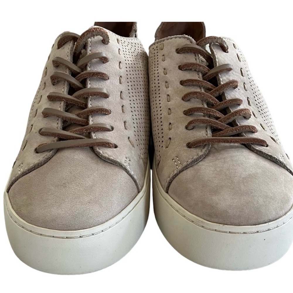 Frye Tan Suede Sneakers EUC
